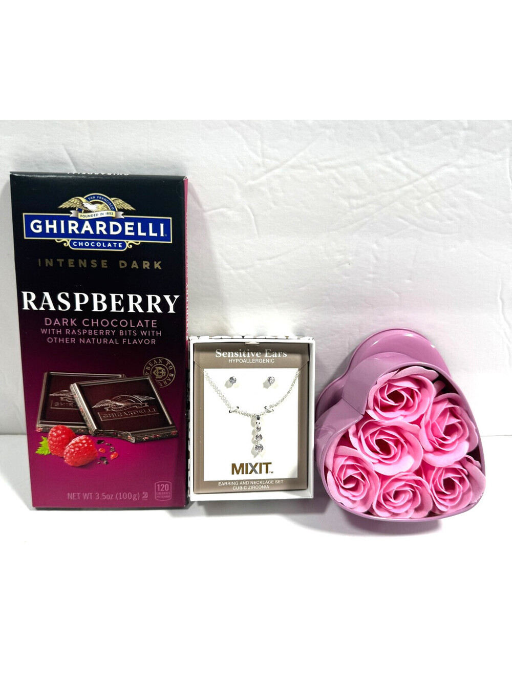 Mother's Day Gift Box with Ghirardelli Raspberry Dark Chocol